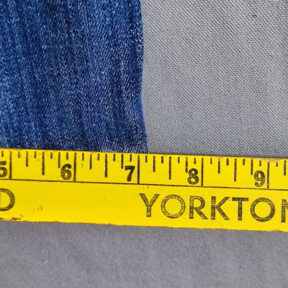 Silver Suki Capri jeans women's size 28 hard washed denim blue straight leg - Picture 16 of 16